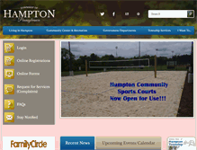 Tablet Screenshot of hampton-pa.org